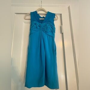 Phillip Lim Teal / Turquoise Silk Cocktail Dress Size 2